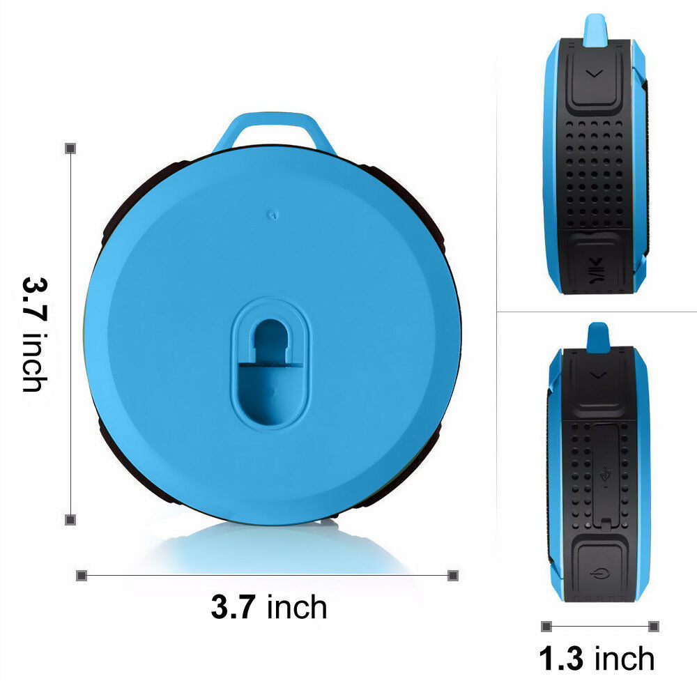 Outdoor Play Equipment: Portable Waterproof Wireless Mini Bluetooth Music Speaker (Blue)