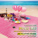 Camp Furniture: Large Waterproof Thickened Moisture-Proof Outdoor Camping Picnic Mat (Red)
