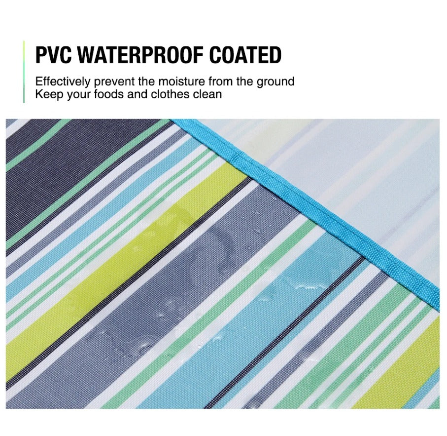 Camp Furniture: Large Waterproof Thickened Moisture-Proof Outdoor Camping Picnic Mat (Yellow)