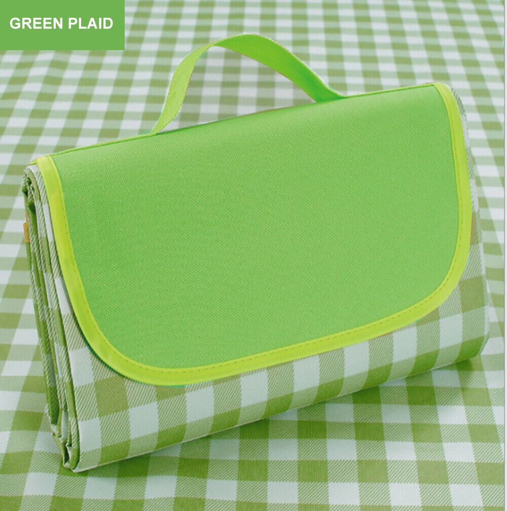 Camp Furniture: Large Waterproof Thickened Moisture-Proof Outdoor Camping Picnic Mat (Green)