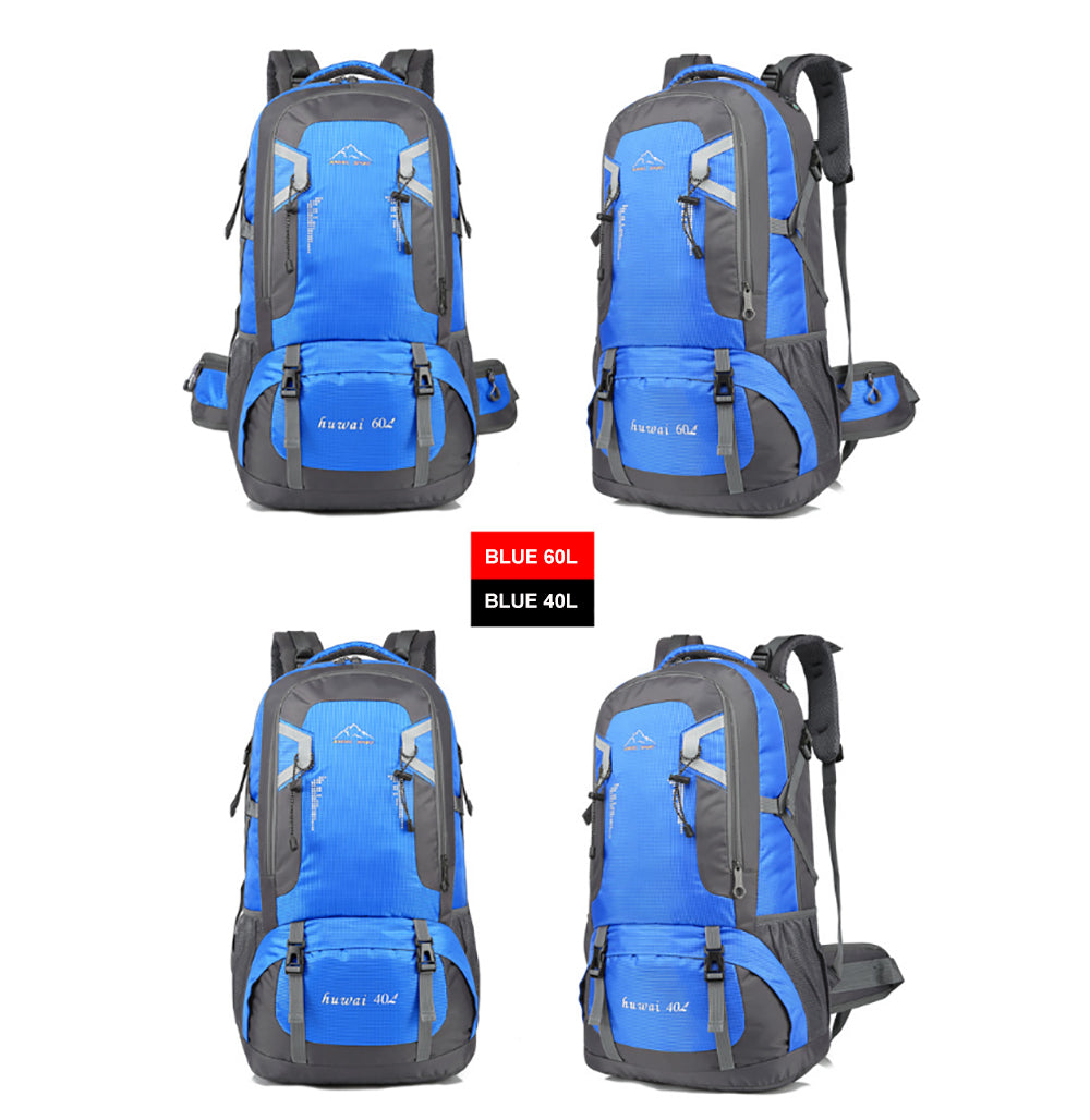 Backpacks: 40L Waterproof Outdoor Hiking Backpack Camping Outdoor Trekking Bag(Blue)