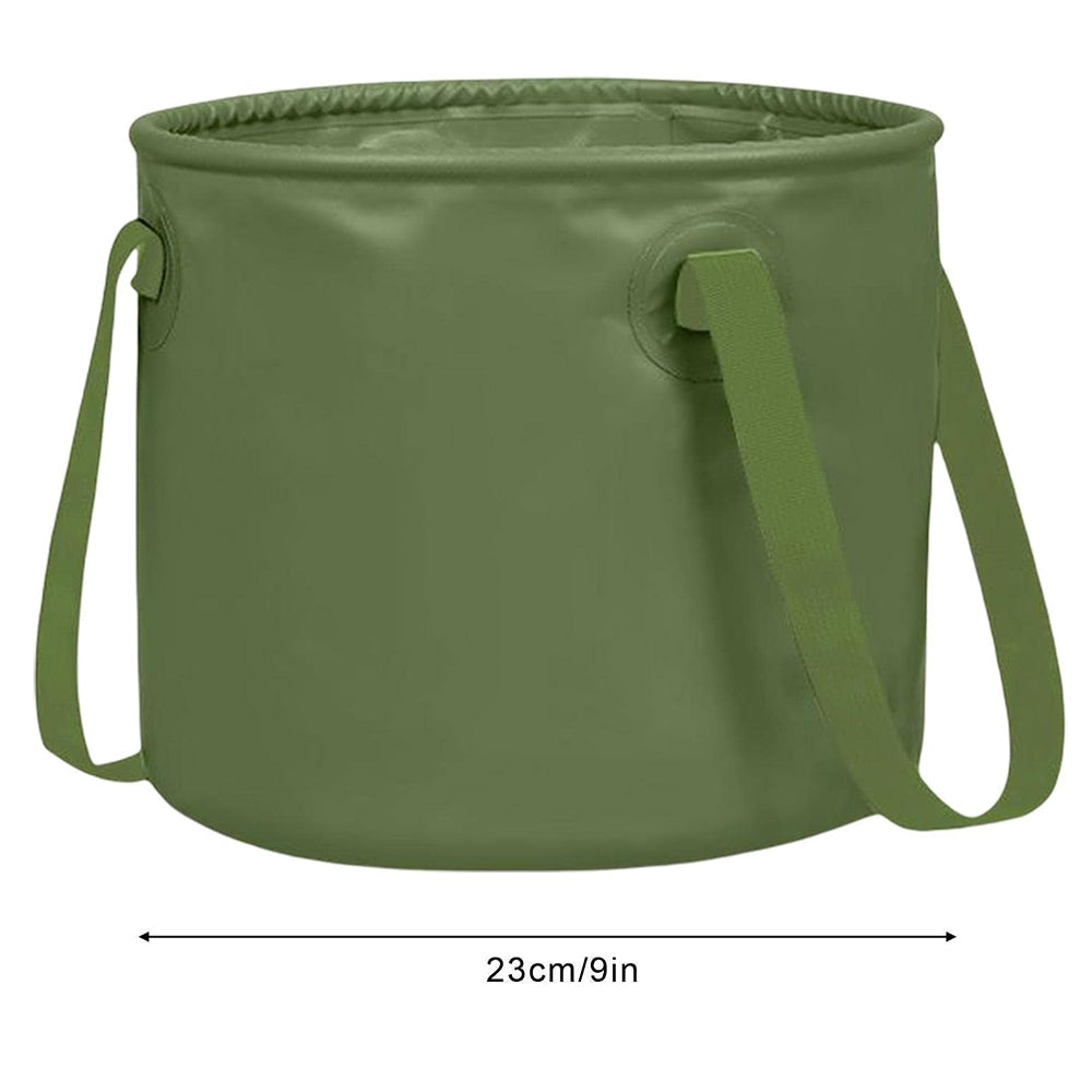 Camp Furniture: 13L Travel Camping Folding Bucket Portable Barbecue Picnic Storage Fishing Bucket