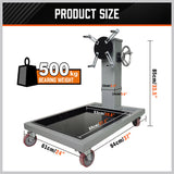 Automotive Lifts & Hoists: 500kg Folding Engine Stand 1100lb Heavy Duty Workshop Auto Crane Hoist Motor