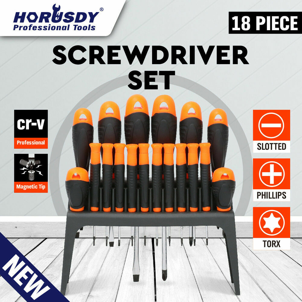 Screwdrivers: 18Pc Precision Screwdriver Set MagneticTorx Screw Driver Phone Repair PC Laptop