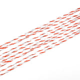 Fencing: 500m Roll Polywire Electric Fence Stainless Steel Poly Wire Energiser Insulator