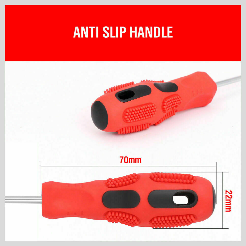 Hand Tools: 4Pc Pick Hook Set O Ring Oil Seal Remover Non-Slip Rubber Handle Red Local Stock