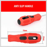 Hand Tools: 4Pc Pick Hook Set O Ring Oil Seal Remover Non-Slip Rubber Handle Red Local Stock