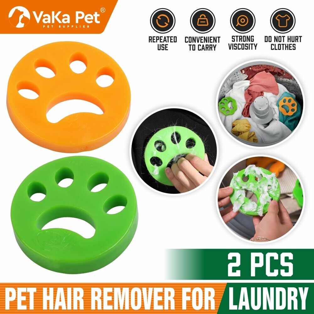 Dog Grooming Supplies: 4x VaKa Pet Hair Remover Cat Fur Dog Hair Lint Catcher from Laundry Washing Machine