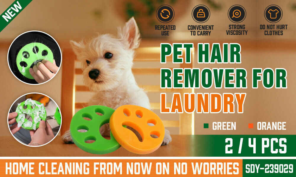 Dog Grooming Supplies: 4x VaKa Pet Hair Remover Cat Fur Dog Hair Lint Catcher from Laundry Washing Machine