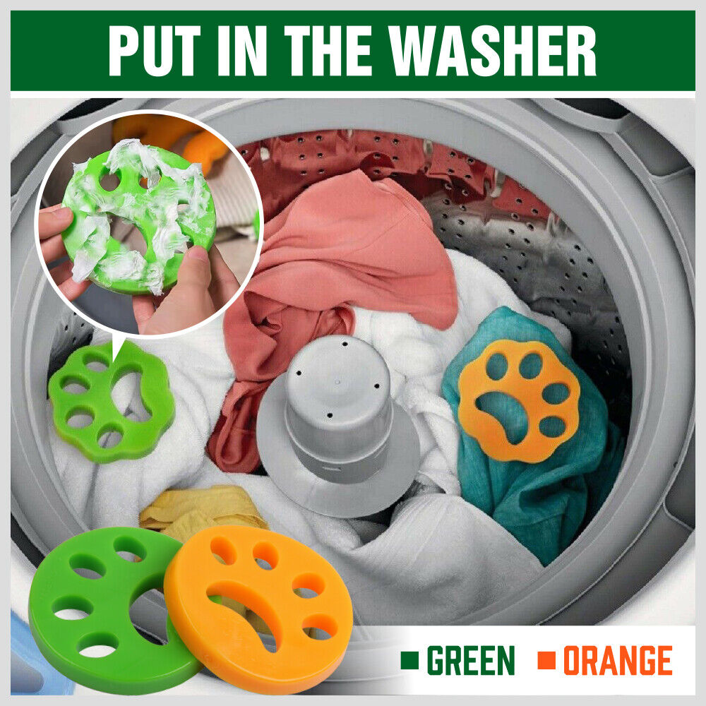 Dog Grooming Supplies: 4x VaKa Pet Hair Remover Cat Fur Dog Hair Lint Catcher from Laundry Washing Machine