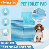 Dog Training Aids: VaKa Pet Training Pad 400 Puppy Pads Toilet Pee Indoor Absorbent 60x60cm Dog