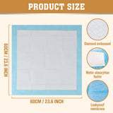 Dog Training Aids: VaKa Pet Training Pad 400 Puppy Pads Toilet Pee Indoor Absorbent 60x60cm Dog