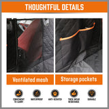 Automotive Decor: Pet Dog Waterproof Seat Cover Protector Hammock Back Rear Bench Mat for Car SUV