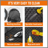 Automotive Decor: Pet Dog Waterproof Seat Cover Protector Hammock Back Rear Bench Mat for Car SUV