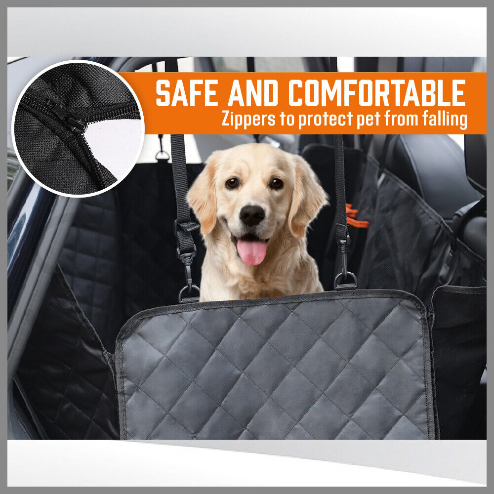 Automotive Decor: Pet Dog Waterproof Seat Cover Protector Hammock Back Rear Bench Mat for Car SUV
