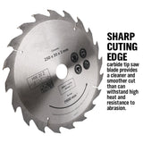 Cutters: 4x 250MM Circular Saw Blade 20T Disc Saw Blade Wood Timber Cutting 30/20/16mm