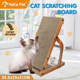 Cat Scratchers: VaKa Cat Scratching Scratcher Board Cat Tree Pad Lounge Toy Corrugated Cardboard