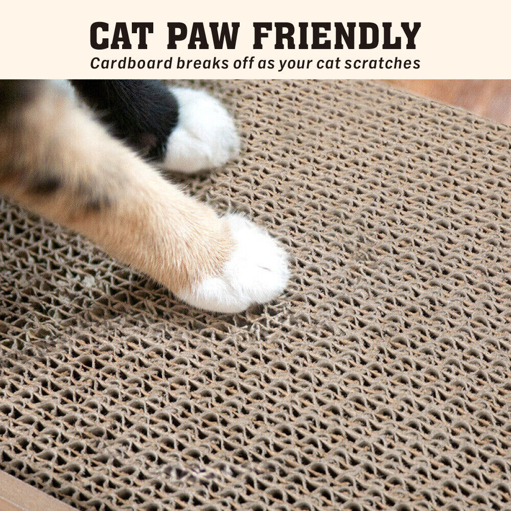 Cat Scratchers: VaKa Cat Scratching Scratcher Board Cat Tree Pad Lounge Toy Corrugated Cardboard