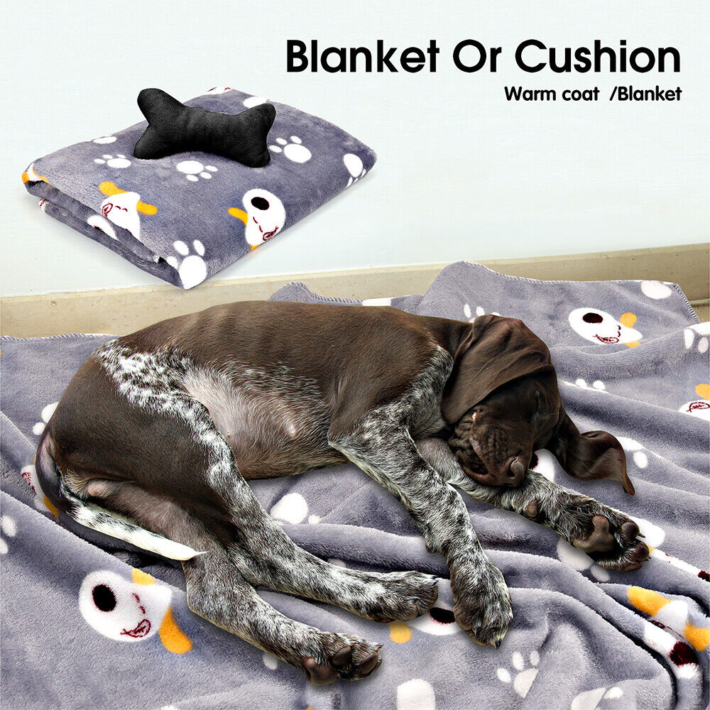 Dog Beds: Vaka Navy Dog Bed Pet Cat Calming Floor Mat Sleeping Cave Washable Extra Large 29704