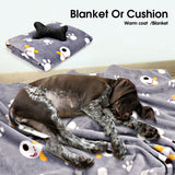 Dog Beds: Vaka Navy Dog Bed Pet Cat Calming Floor Mat Sleeping Cave Washable Extra Large 29704