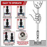 Hammers: SEDY 9Pcs Inner Bearing Puller Set Slide Hammer Internal Blind Hole Remover Tool