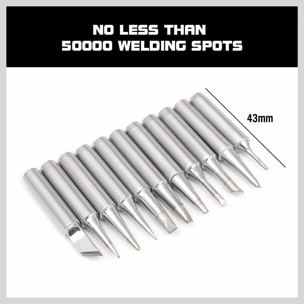 Heat Guns: 11Pc Soldering Iron Tips Solder Rework Lead Free Hakko Soldering Station AU