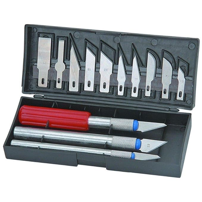 Chainsaws: 13Pc Durable Precision Knife Set Exacto Style Multi-function Hobby Knife Crafts