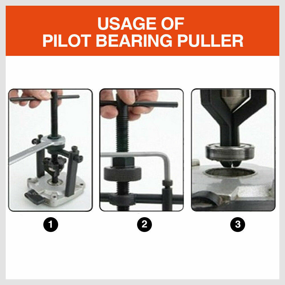Chainsaws: Pilot Bearing Puller 3 Jaws Bushing Gear Extractor Motorcycle Remover Heavy Duty