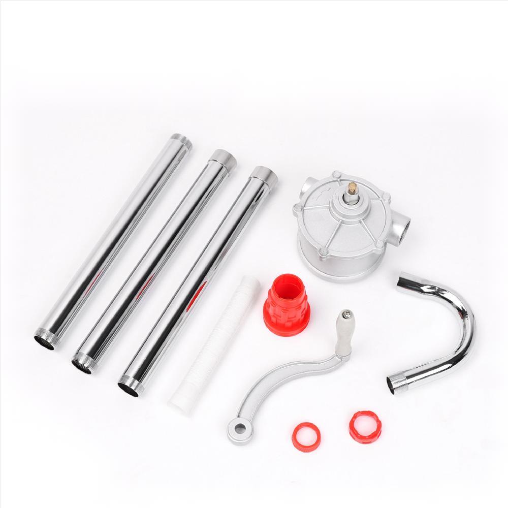 Fuel & Exhaust: Aluminium Rotary Drum Pump Diesel Fuel Kero Oil Petrol 44 Gallon Drum Hand Pump