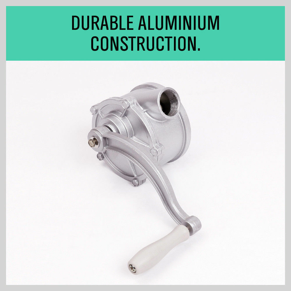 Fuel & Exhaust: Aluminium Rotary Drum Pump Diesel Fuel Kero Oil Petrol 44 Gallon Drum Hand Pump