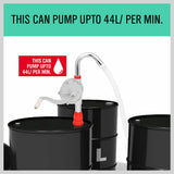 Fuel & Exhaust: Aluminium Rotary Drum Pump Diesel Fuel Kero Oil Petrol 44 Gallon Drum Hand Pump