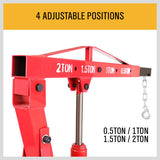Lifts & Hoists: Engine Crane 2 Ton Hydraulic Hoist Folding Shop Mobile Lifter Workshop Lift
