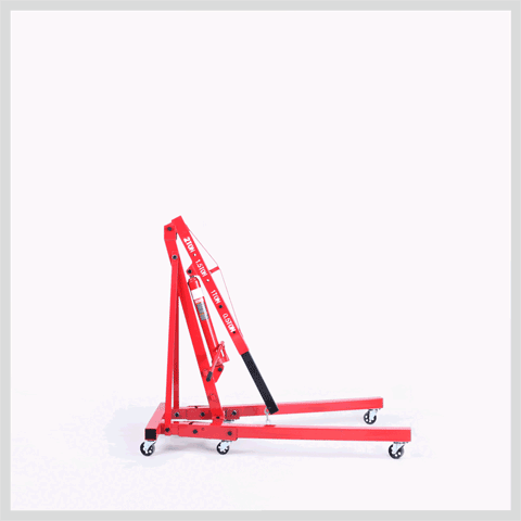 Lifts & Hoists: Engine Crane 2 Ton Hydraulic Hoist Folding Shop Mobile Lifter Workshop Lift