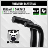 Hand Tools: SWANLAKE 32PCS Hex Key Set, Allen Wrench Set Inch/Metric MM(0.7mm-10mm) SAE(0.028"-3/8)
