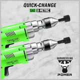 Hand Tools: SWANLAKE GARDEN TOOLS (letter with no tracking)SWANLAKE 20PCS Power Nut Driver Set for Impact Drill, 1/4” Hex Head Drill Bit SAE and Metric