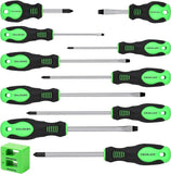 Hand Tools: SWANLAKE 11PCS Screwdriver Set, Magnetic 5 Phillips and 5 Flat Head Tips for Fastening and Loosening Seized (11PCS)