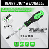 Hand Tools: SWANLAKE 11PCS Screwdriver Set, Magnetic 5 Phillips and 5 Flat Head Tips for Fastening and Loosening Seized (11PCS)