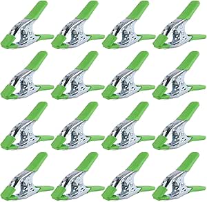 Hand Tools: SWANLAKE 16-Pack 6-inch Strong Spring Clamps Set, Large Super Heavy Duty Spring Clamps Metal Anti-Slip Grip Handle - 2.5 inch Jaw Opening