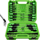 Hand Tools: SWANLAKE 86PCS Magnetic Screwdriver Set,Includes Slotted/Phillips/Torx Mini Precision Screwdriver, Replaceable Screwdriver Bits and nut drivers With Sturdy tool box