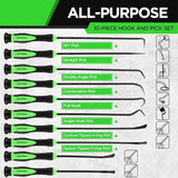 Hand Tools: SWANLAKE 10-Piece Pick and Hook Set, Pick Tool Set for Car Auto Oil Seal/O-Ring Seal Gasket Pick Mini Hooks Puller Remover
