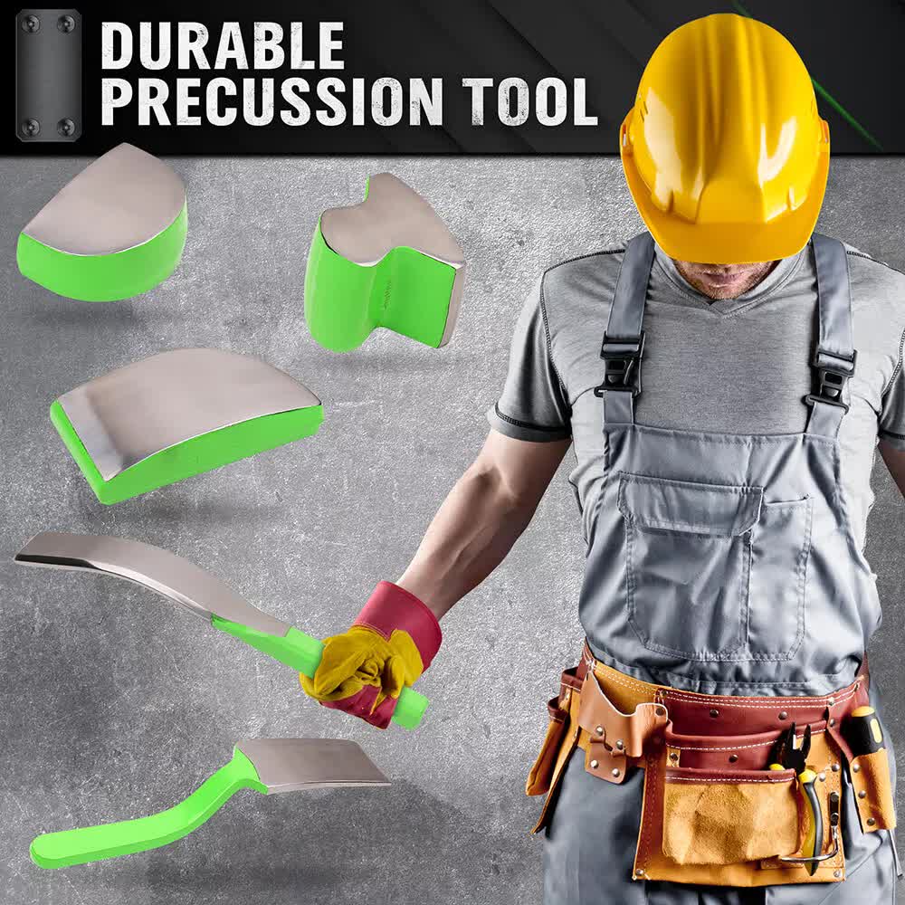 Hand Tools: 9-Piece Garden Tools Auto Body Hammer Dolly Set Car Body Dent Repair Tool Case