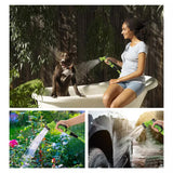 Garden Hoses: 25FT Water Garden Hose Flexible Expandable Pipe Car Wash W/ Spray Nozzle Gun