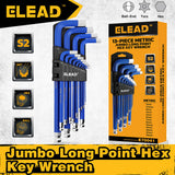 Fence & Gate Accessories: ELEAD 13Pc Extra Large Hex Key Set Long Allen Key Wrench Ball End Metric 2-19mm