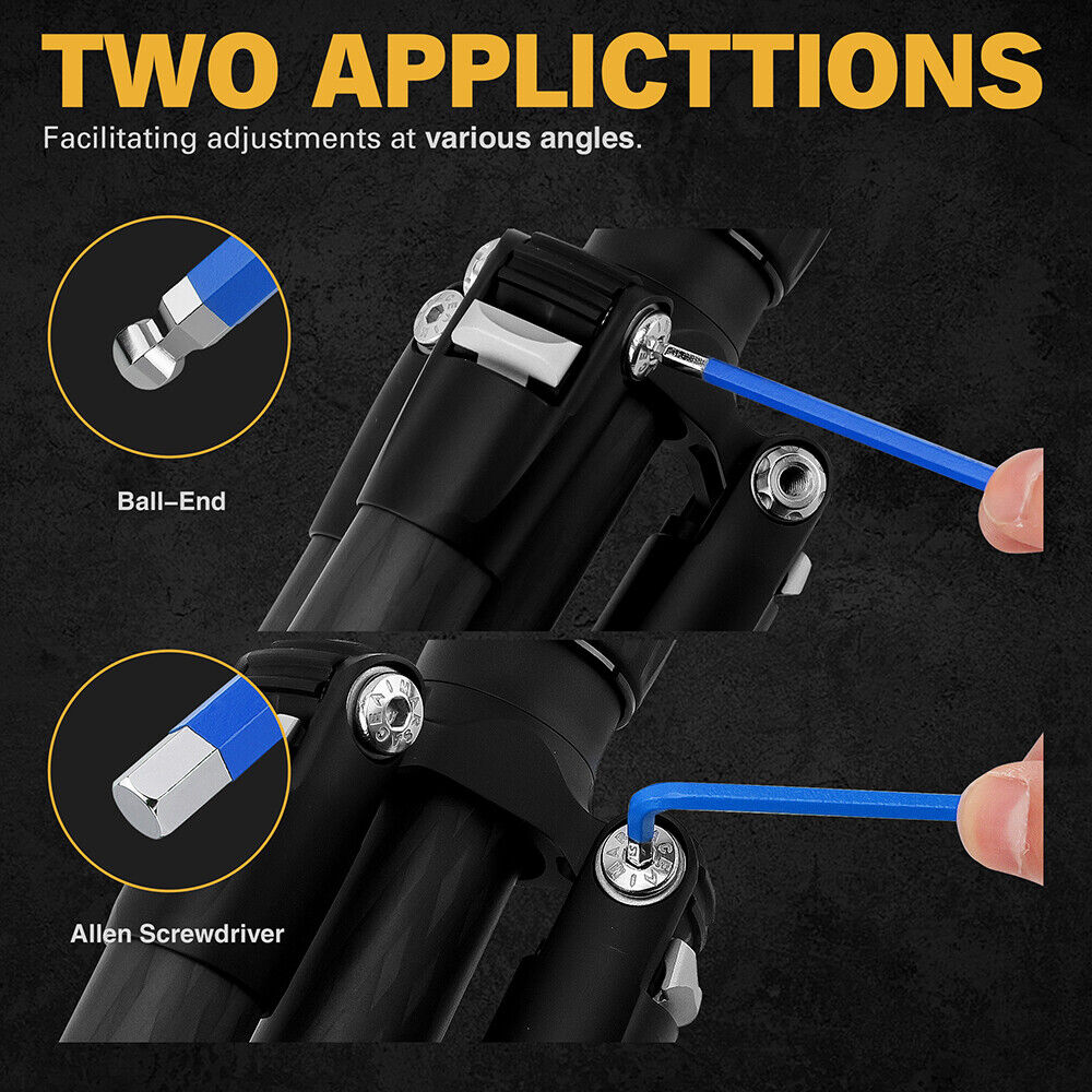 Fence & Gate Accessories: ELEAD 13Pc Extra Large Hex Key Set Long Allen Key Wrench Ball End Metric 2-19mm