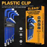 Fence & Gate Accessories: ELEAD 13Pc Extra Large Hex Key Set Long Allen Key Wrench Ball End Metric 2-19mm