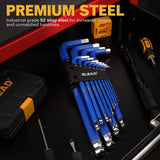 Fence & Gate Accessories: ELEAD 13Pc Extra Large Hex Key Set Long Allen Key Wrench Ball End Metric 2-19mm