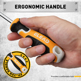 Hand Tools: ELEAD 6Pcs Magnetic Screwdriver Set Phillips Slotted Non-Slip Handle Crv