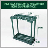 Gardening Accessories: VaKa Garden Farm Shed Garage Tools Storage Rack Handles Organizer Holder