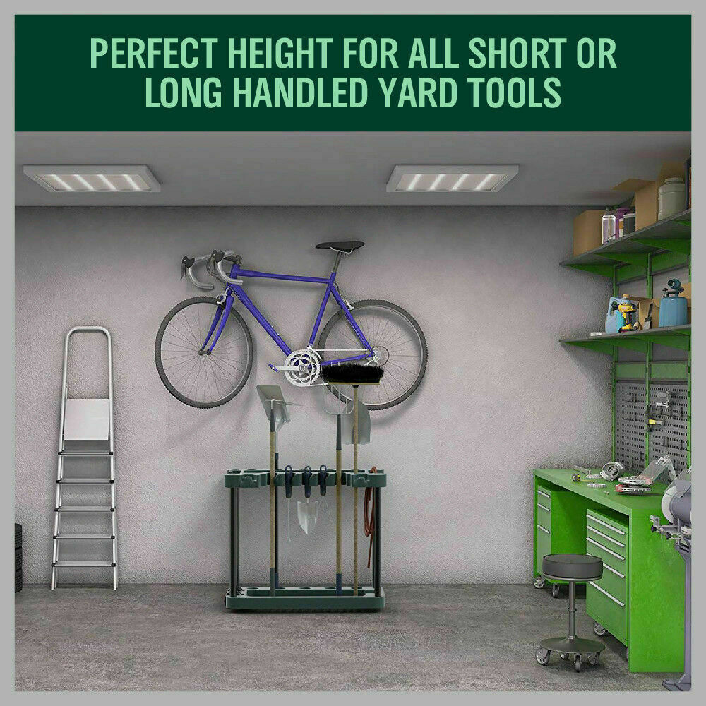 Gardening Accessories: VaKa Garden Farm Shed Garage Tools Storage Rack Handles Organizer Holder