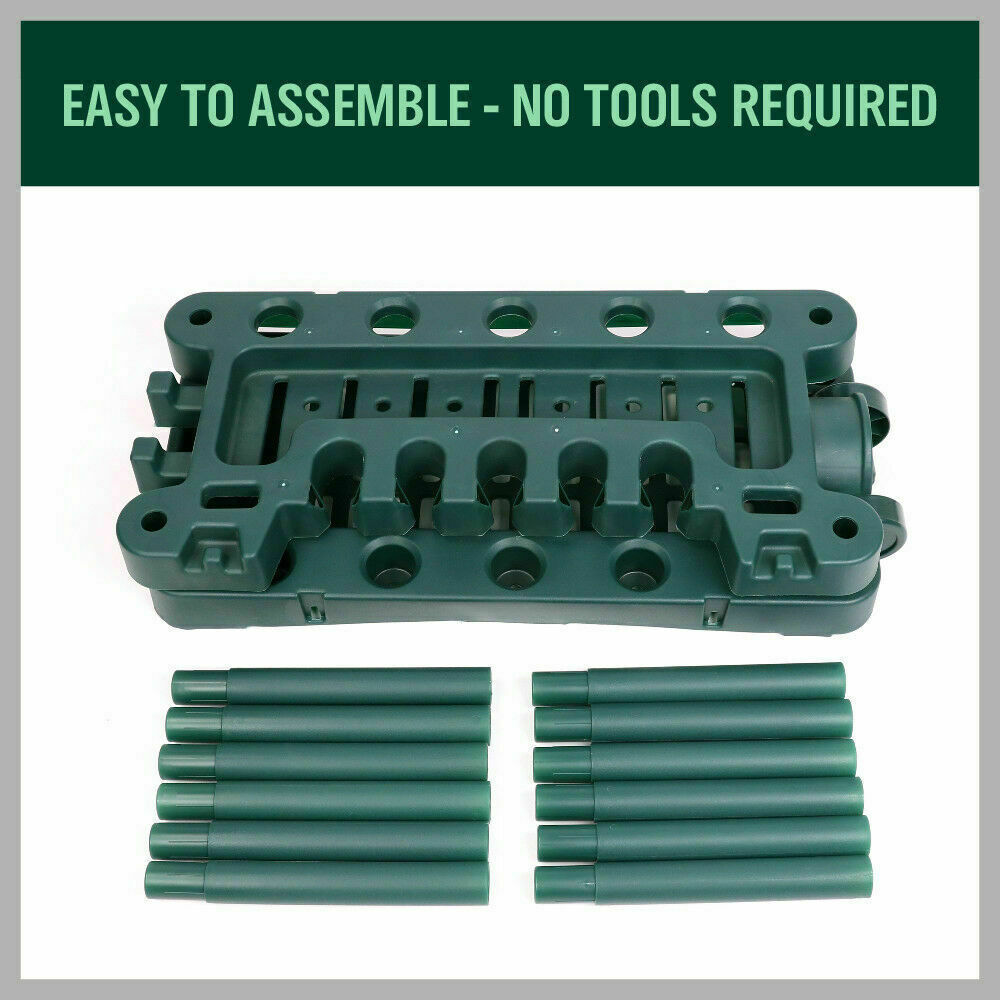 Gardening Accessories: VaKa Garden Farm Shed Garage Tools Storage Rack Handles Organizer Holder
